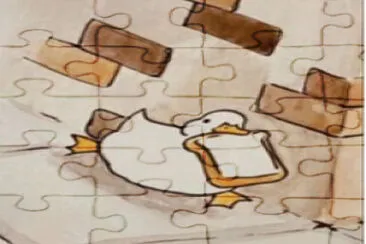 DUCK WITH BRED jigsaw puzzle