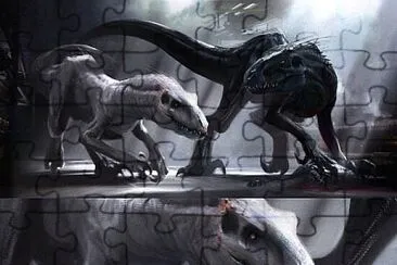 White Indoraptor 2 jigsaw puzzle