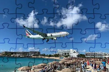 פאזל של Zauber der Karibik am Maho Beach