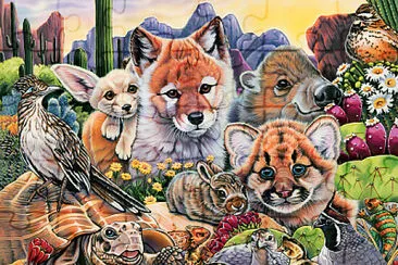 Salade d 'animaux jigsaw puzzle