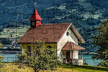 446.- TEMPLO DE LA MONTAÑA jigsaw puzzle