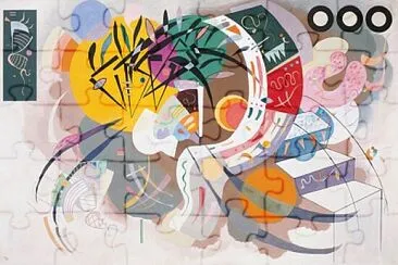 Kandinsky courbe dominante 1936