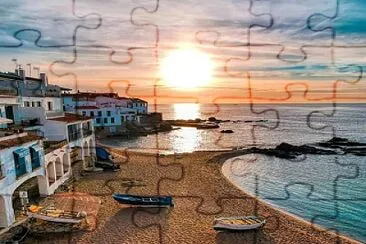 Calella de Palafrugell-Girona jigsaw puzzle