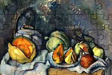 cézanne melon et fruits