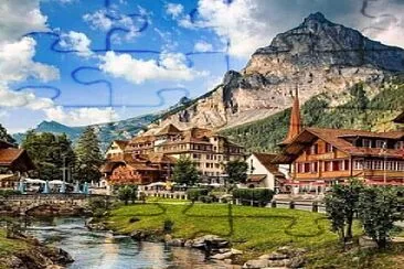 Kandersteg-Suiza jigsaw puzzle