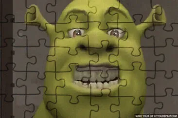 A very sus thing that moves jigsaw puzzle