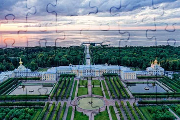 soir sur peterhof jigsaw puzzle