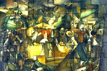 Gleizes Moissons 1912 jigsaw puzzle