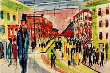 Kirchner scene de rue