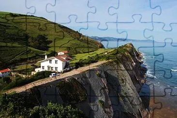 Urrugne et la Corniche Basque jigsaw puzzle