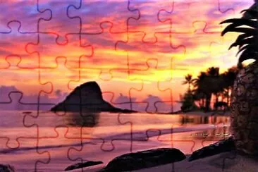 sunset jigsaw puzzle