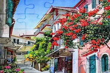 Calle escalera jigsaw puzzle