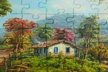 Casa montaña jigsaw puzzle