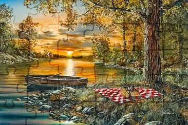 Picnic jigsaw puzzle