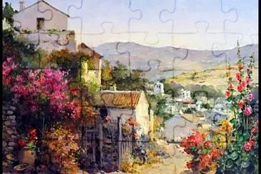 V jigsaw puzzle