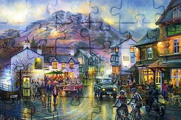 Pueblo lluvia jigsaw puzzle