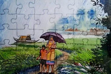 Lloviendo jigsaw puzzle