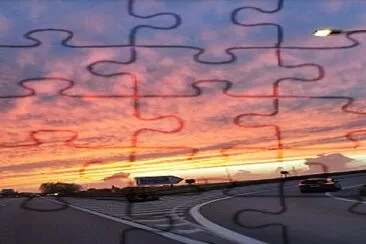 Pôr do sol jigsaw puzzle