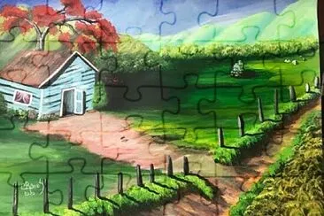 Casita río jigsaw puzzle