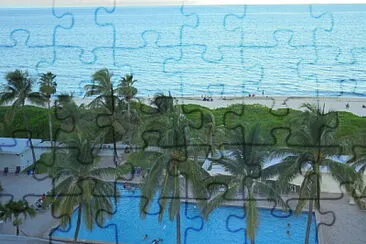 Miami view jigsaw puzzle