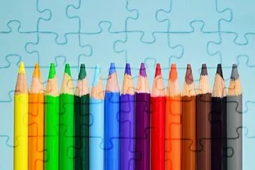 Colors pencils jigsaw puzzle