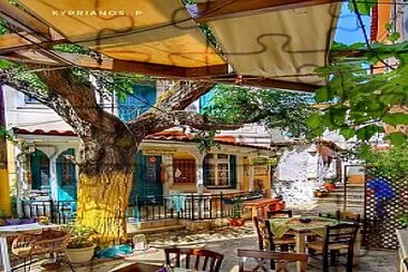 Patio de comidas jigsaw puzzle