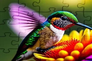 Colibri jigsaw puzzle