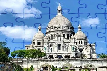 Basílica Sagrado Corazón, Montmartre, París, 2023 jigsaw puzzle