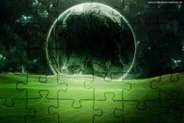 burbuja verde jigsaw puzzle