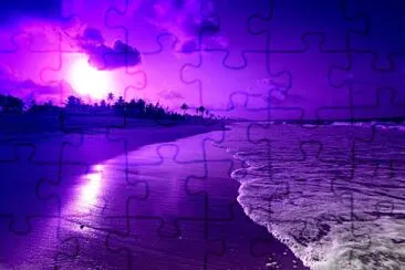 paisaje morado jigsaw puzzle