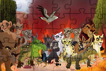 פאזל של lion guard villains