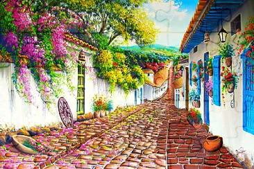 Calle empinada jigsaw puzzle