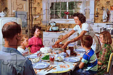 family dinner jigsaw puzzle