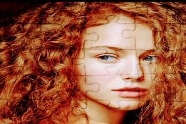 Peliroja hermosa jigsaw puzzle