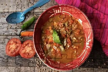 Mexican lentil soup