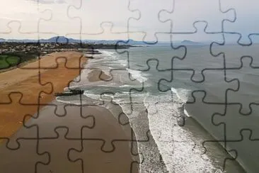 Anglet Plage de la Madrague jigsaw puzzle