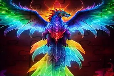 Dragón Arcoiris jigsaw puzzle