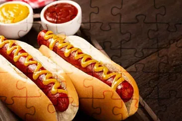 hot dog jigsaw puzzle