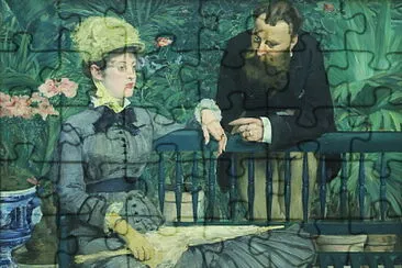 Manet Edouard et Berthe jigsaw puzzle