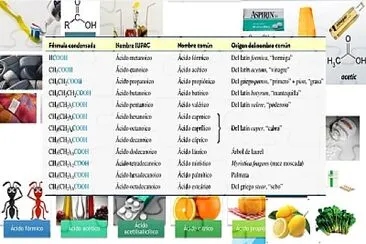 Tabla ácidos carboxílicos