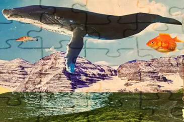 Surreal Whale Art