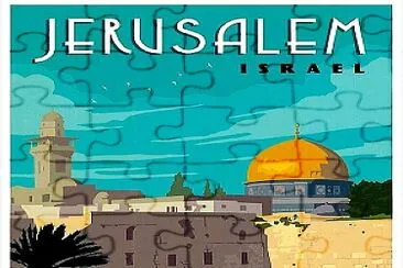 Jerusalem Travel Poster