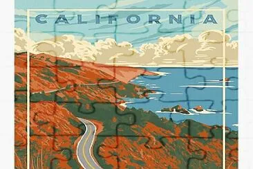 Big Sur Travel Poster