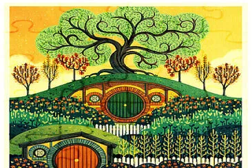 Hobbiton Travel Poster