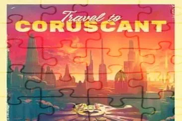 Coruscant Travel Poster