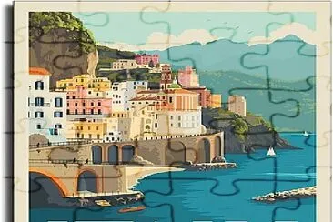 Italy Travel Poster jigsaw puzzle