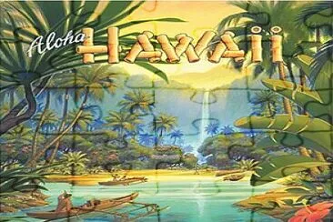 פאזל של Hawaii Travel Poster