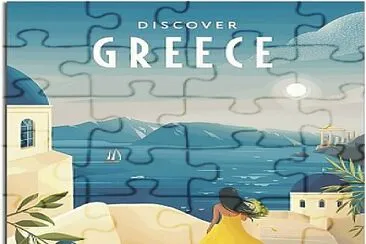 Greece Travel Poster