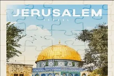 פאזל של Jerusalem Travel Poster 2