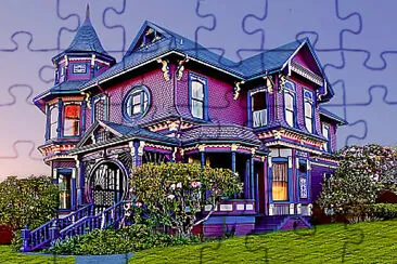 LA CASA  MORADA jigsaw puzzle